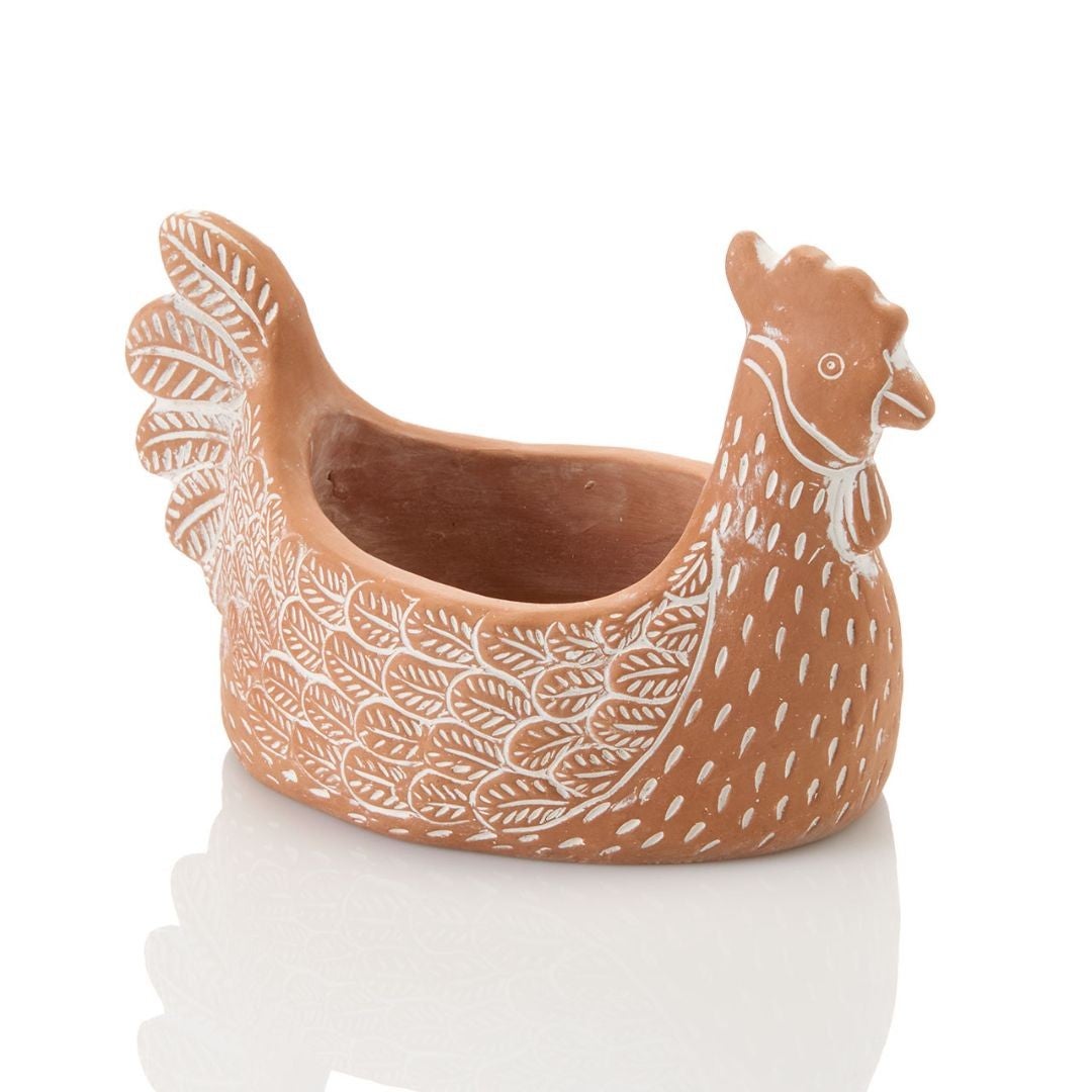 Chicken Terracotta Planter | The Bridge Fair Trade